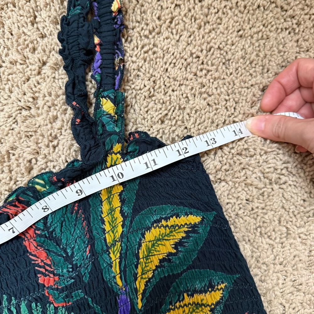 Patrons of Peace Tropical Print Smocked Cami - Picture 9 of 10